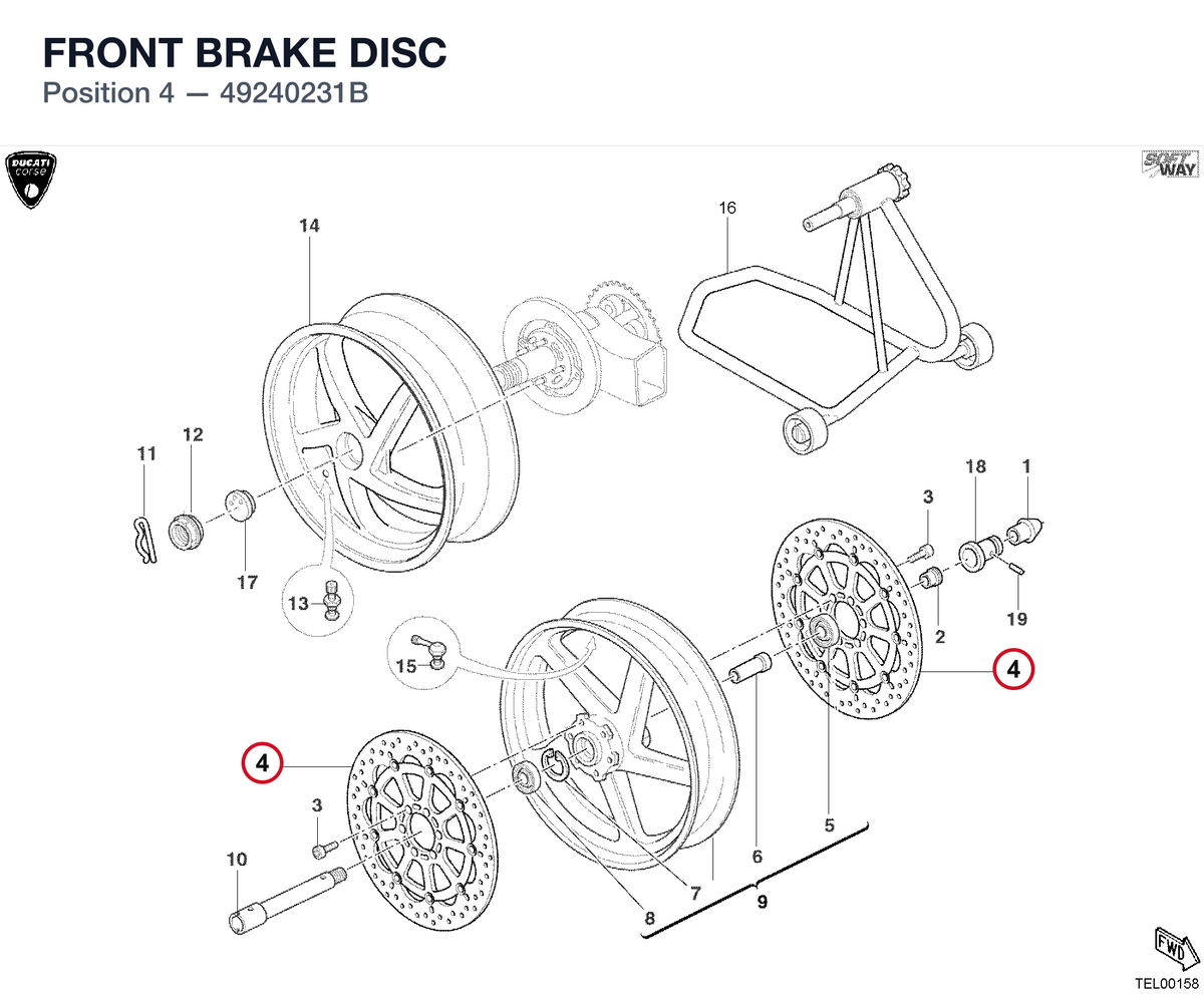 FRONT BRAKE DISC