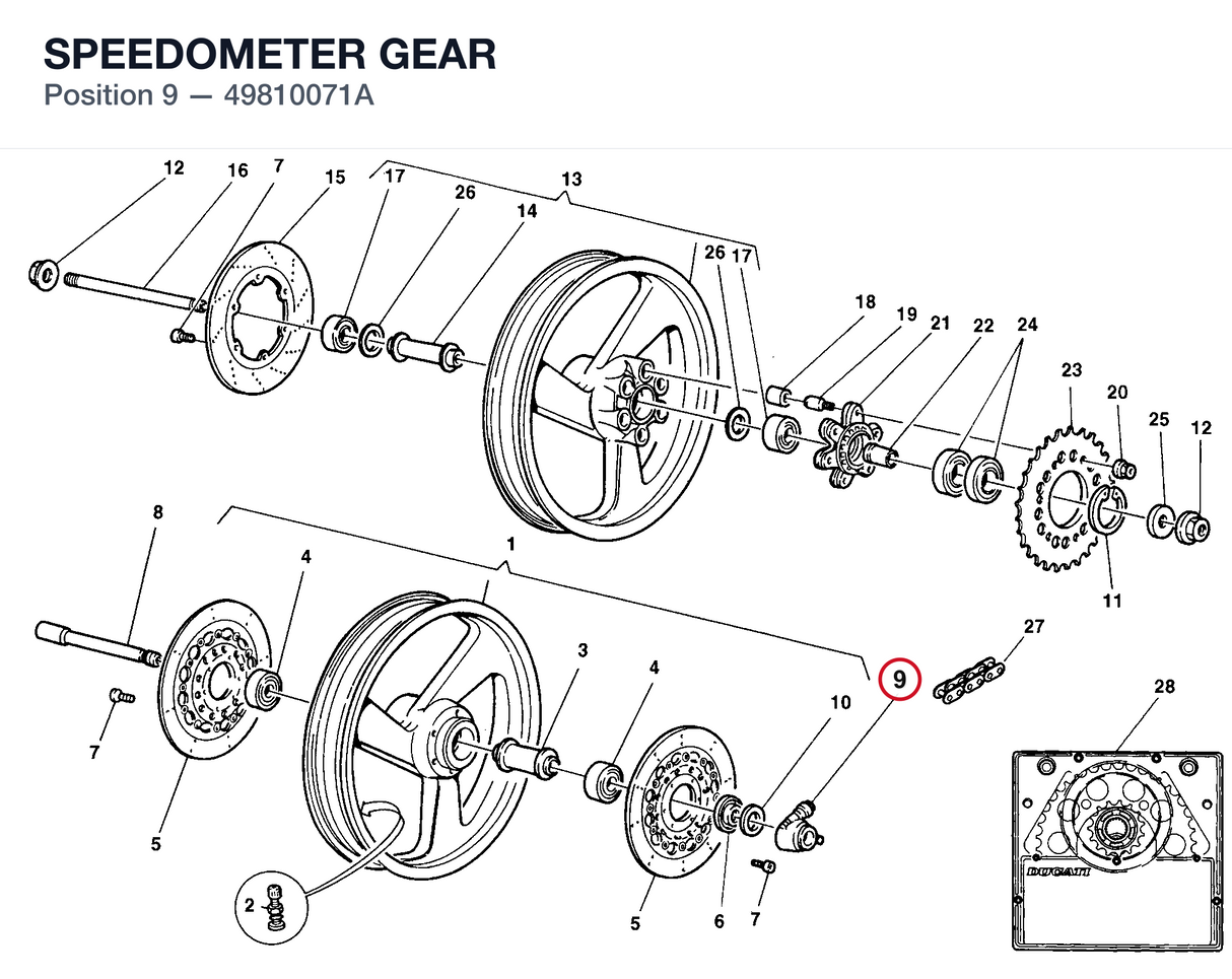 SPEEDOMETER GEAR