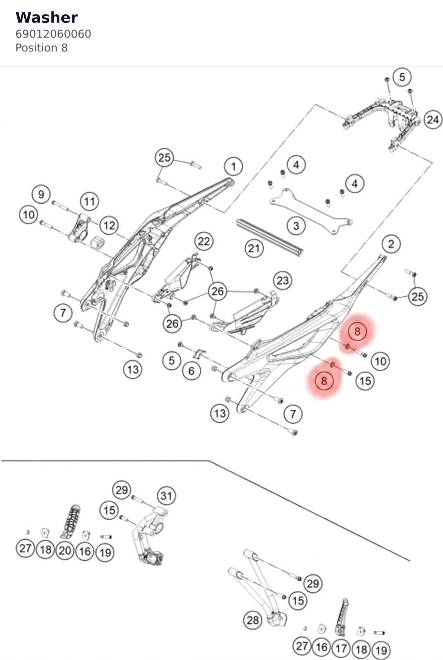 Diagram preview: Washer (69012060060)