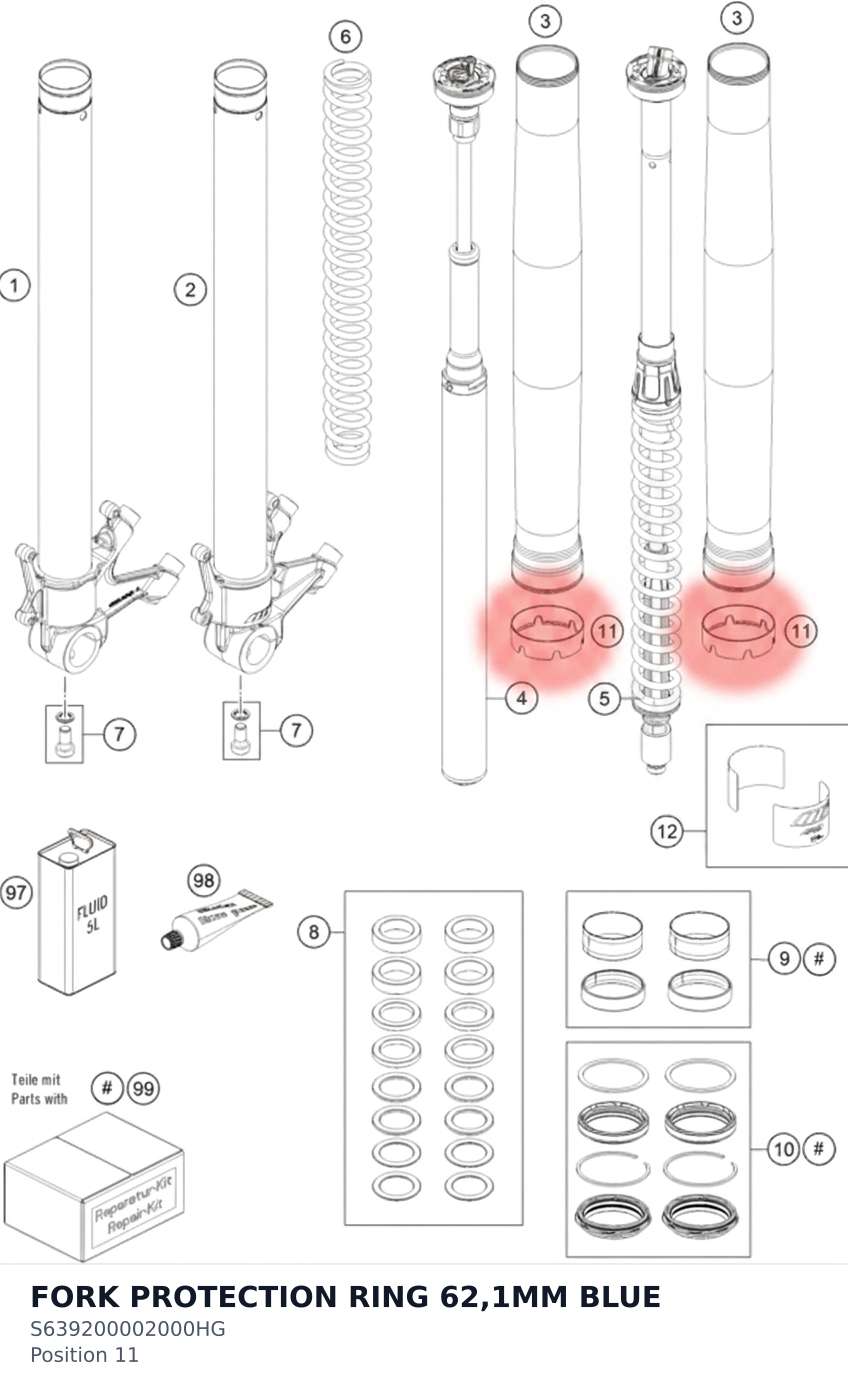 Diagram preview: FORK PROTECTION RING 62,1MM BLUE (S639200002000HG)
