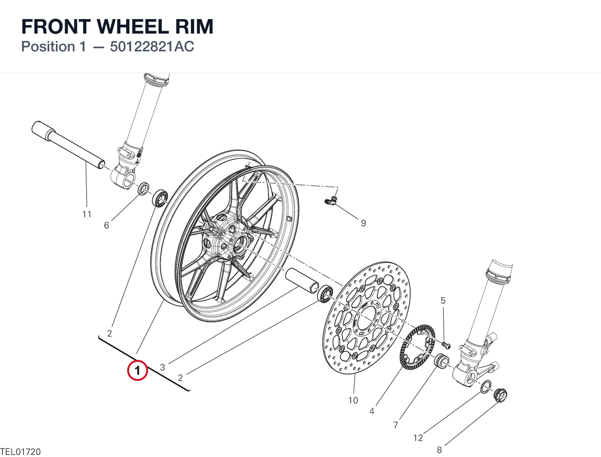 FRONT WHEEL RIM
