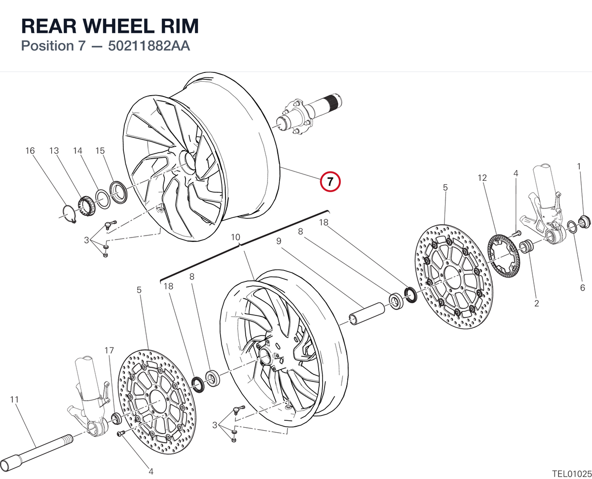 REAR WHEEL RIM 50211882AA diagram position