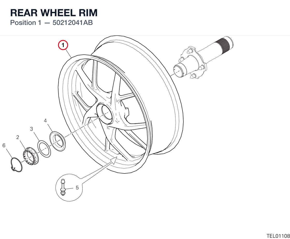 REAR WHEEL RIM 50212041AB diagram position