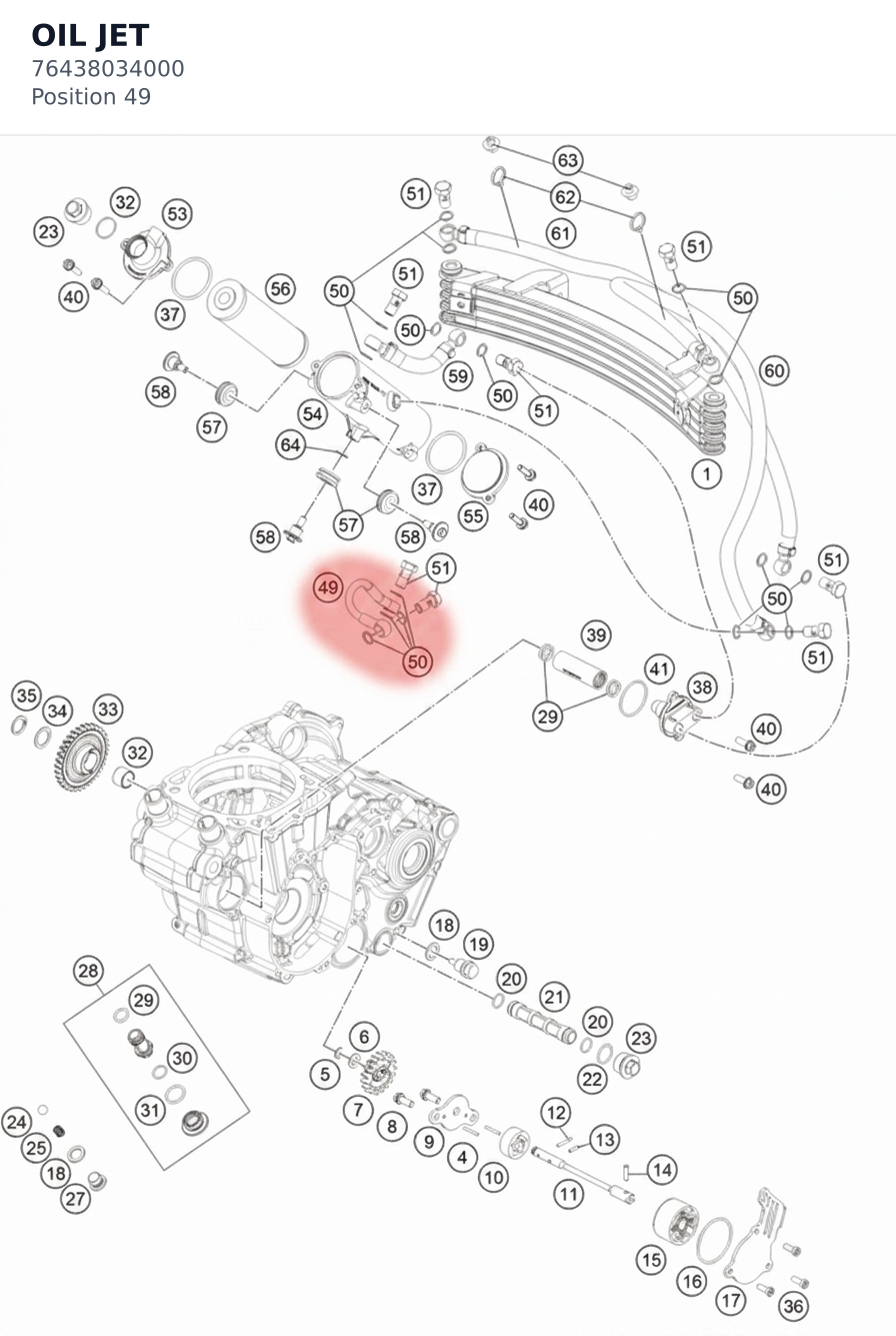 Diagram preview: OIL JET (76438034000)