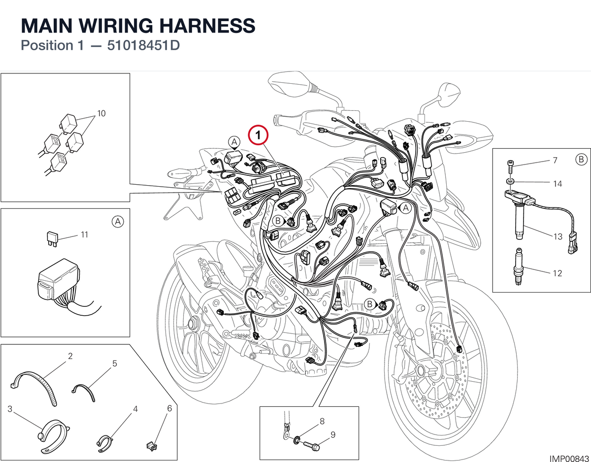 MAIN WIRING HARNESS 51018451D diagram position