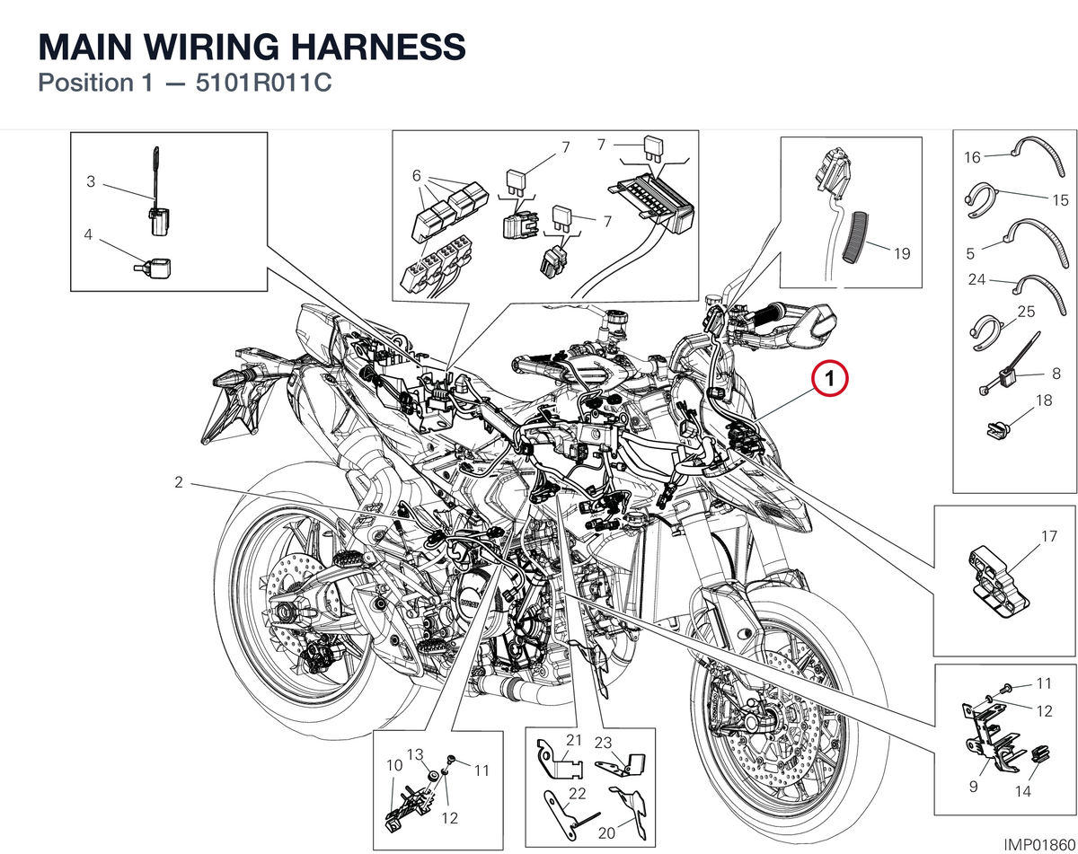 MAIN WIRING HARNESS 5101R011C diagram position