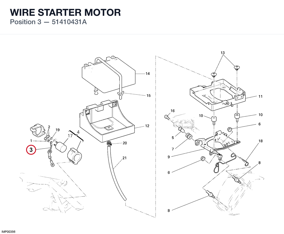 WIRE STARTER MOTOR