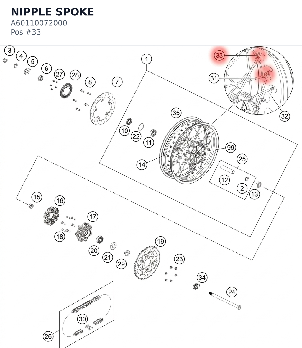 Diagram preview: NIPPLE SPOKE (A60110072000)
