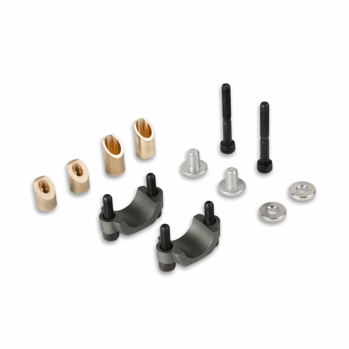 Pair of adapters for rear-view mirrors (BAR END mount)