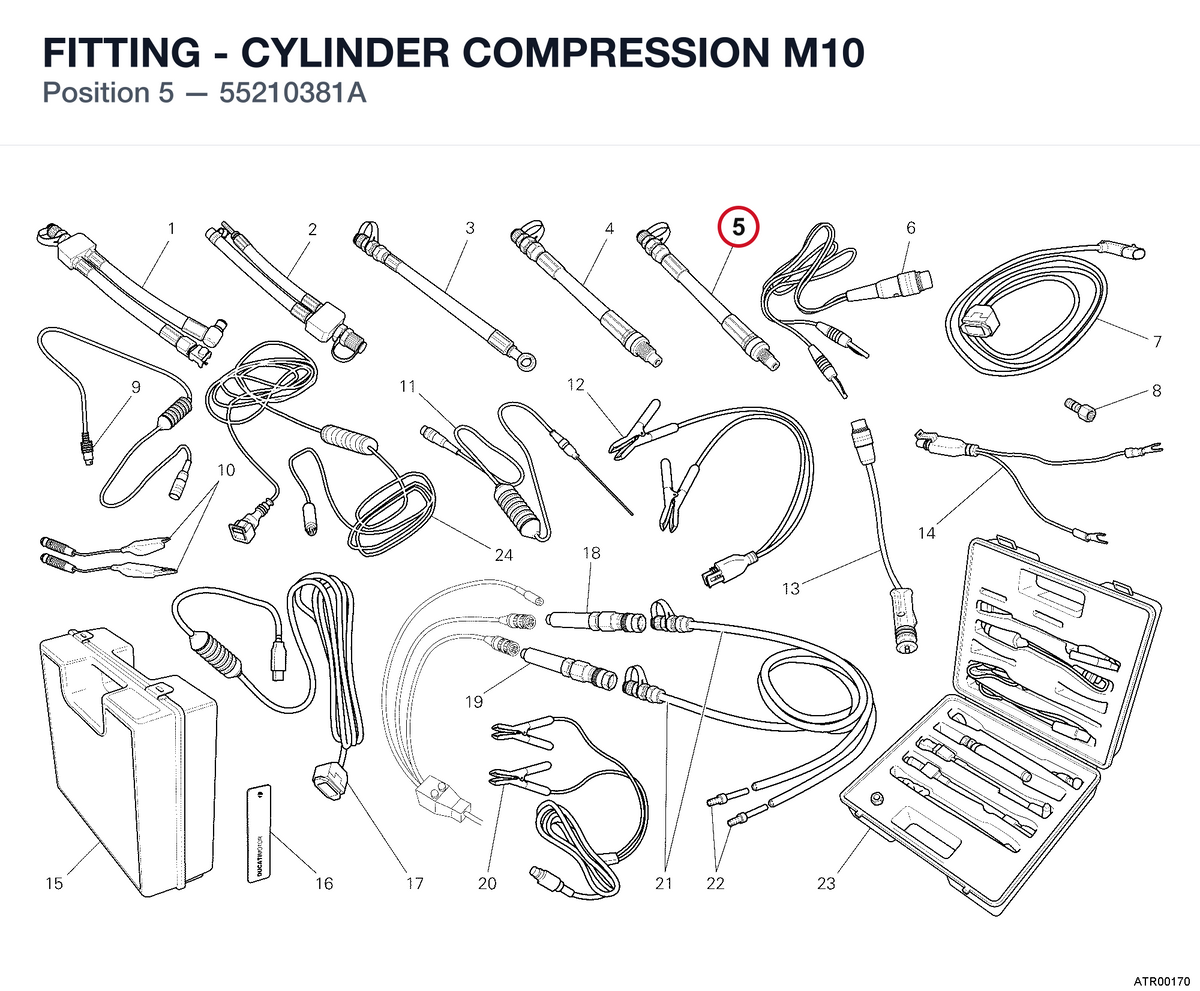 FITTING - CYLINDER COMPRESSION M10