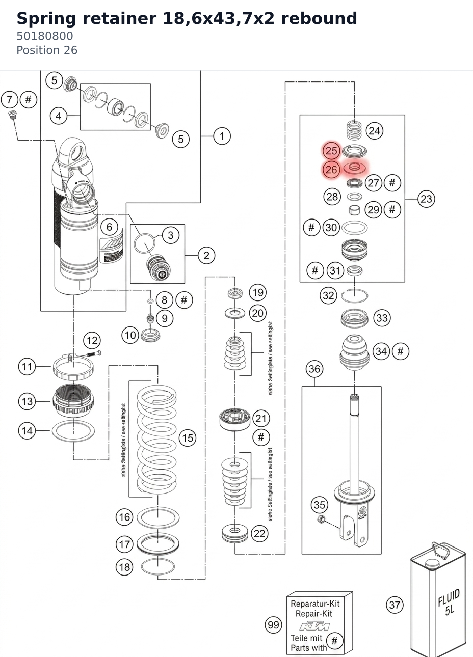 Diagram preview: Spring retainer 18,6x43,7x2 rebound (50180800)