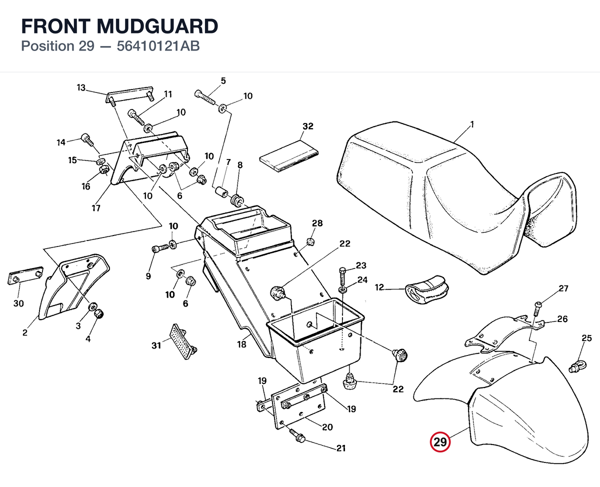 FRONT MUDGUARD