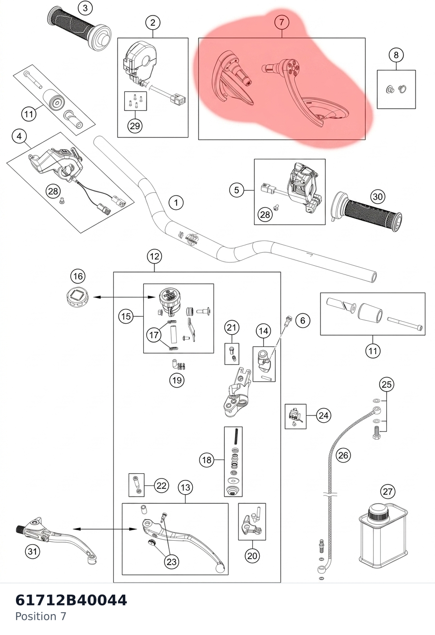 Diagram preview: 61712B40044 (61712B40044)