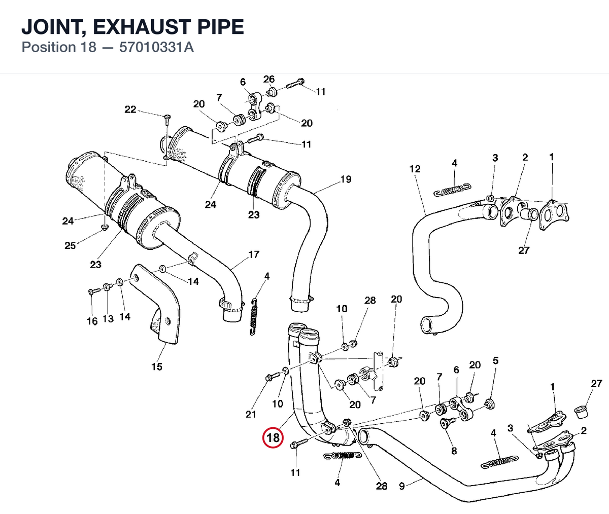 JOINT, EXHAUST PIPE