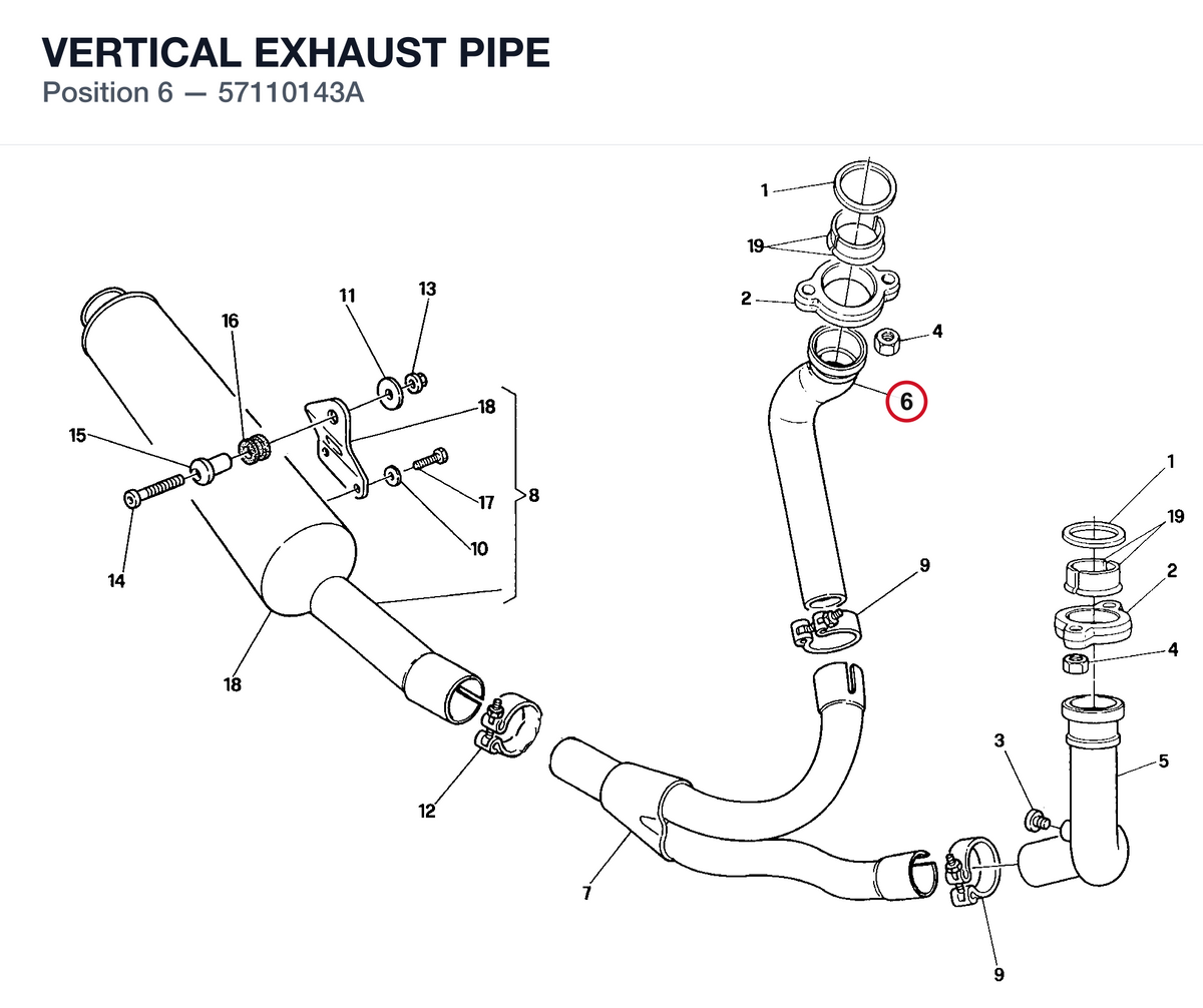VERTICAL EXHAUST PIPE
