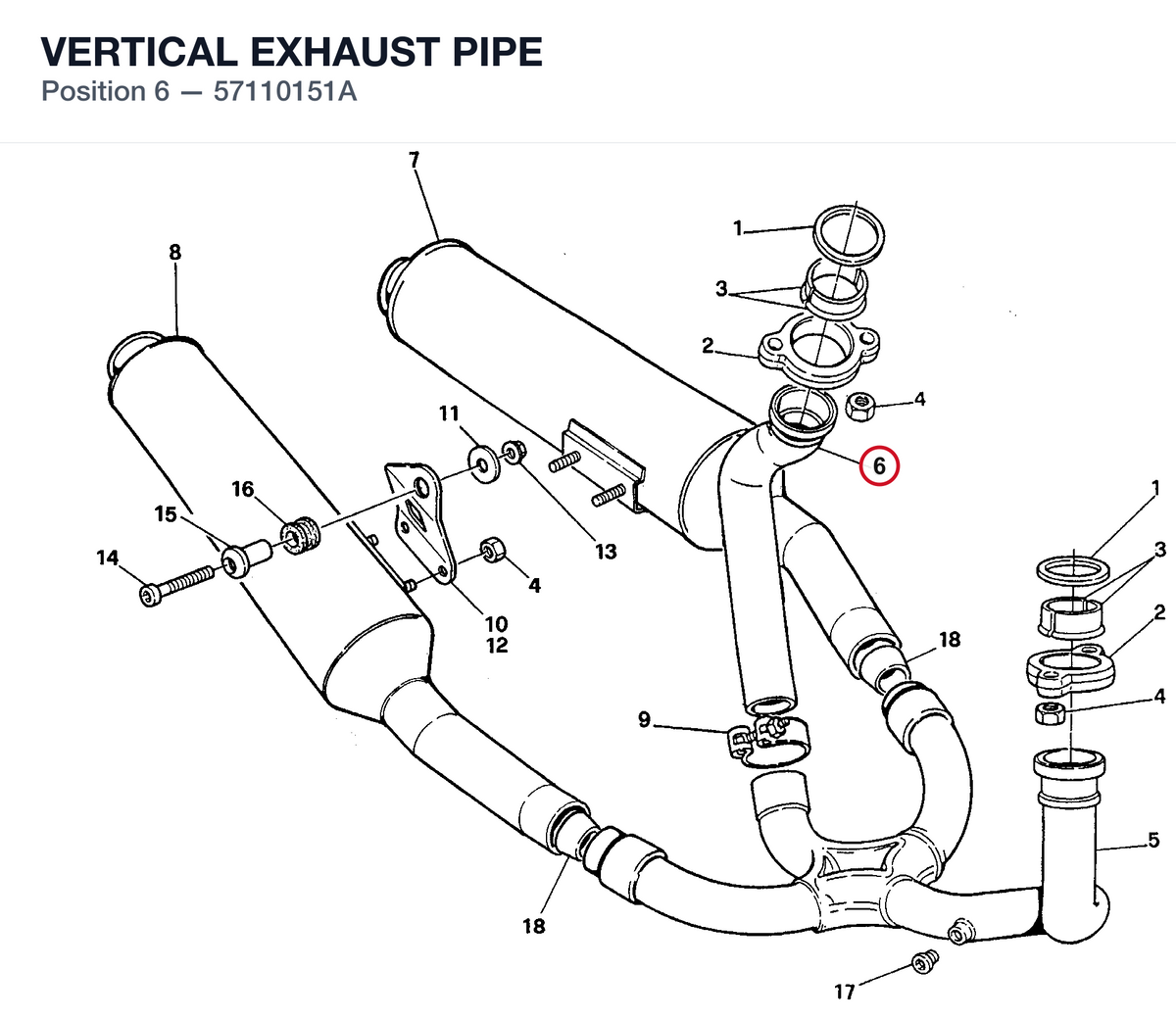 VERTICAL EXHAUST PIPE