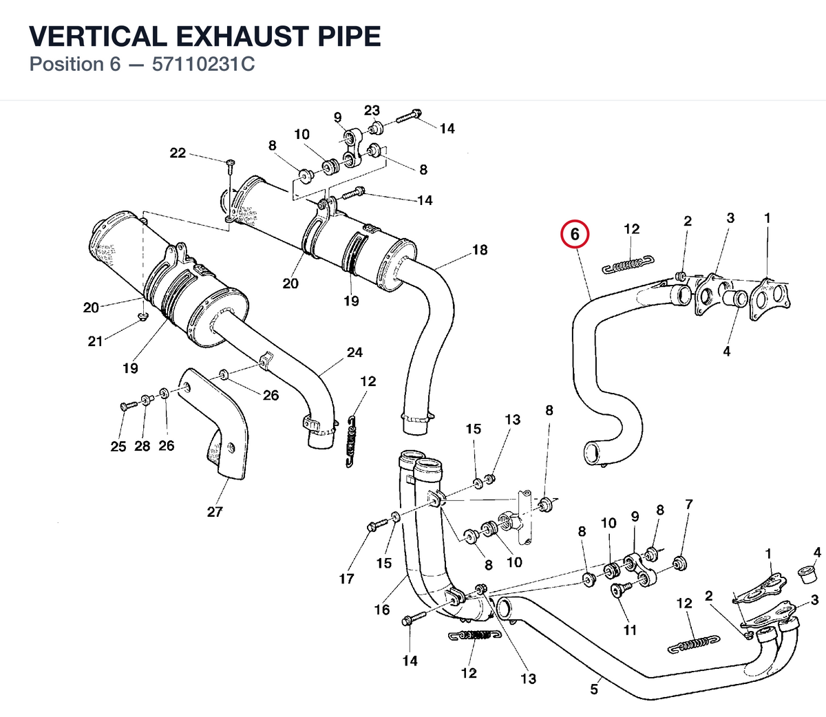 VERTICAL EXHAUST PIPE