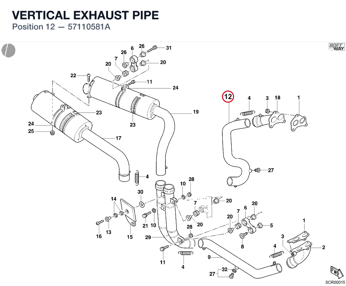 VERTICAL EXHAUST PIPE