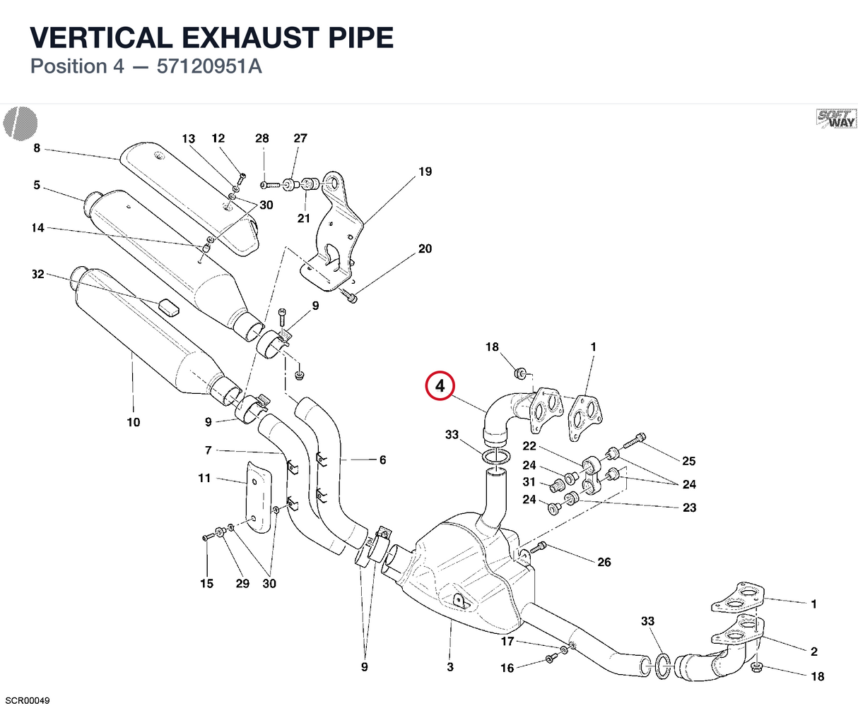 VERTICAL EXHAUST PIPE
