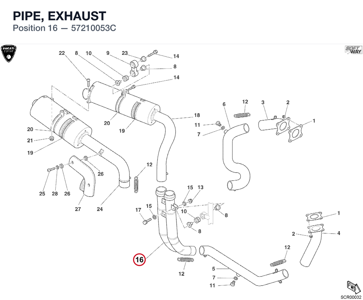 PIPE, EXHAUST
