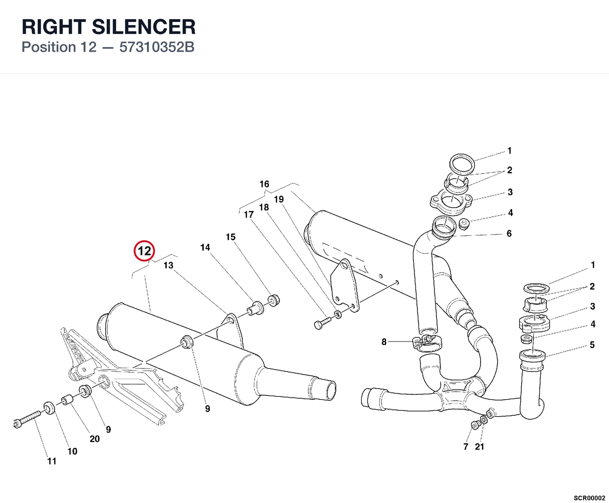 RIGHT SILENCER