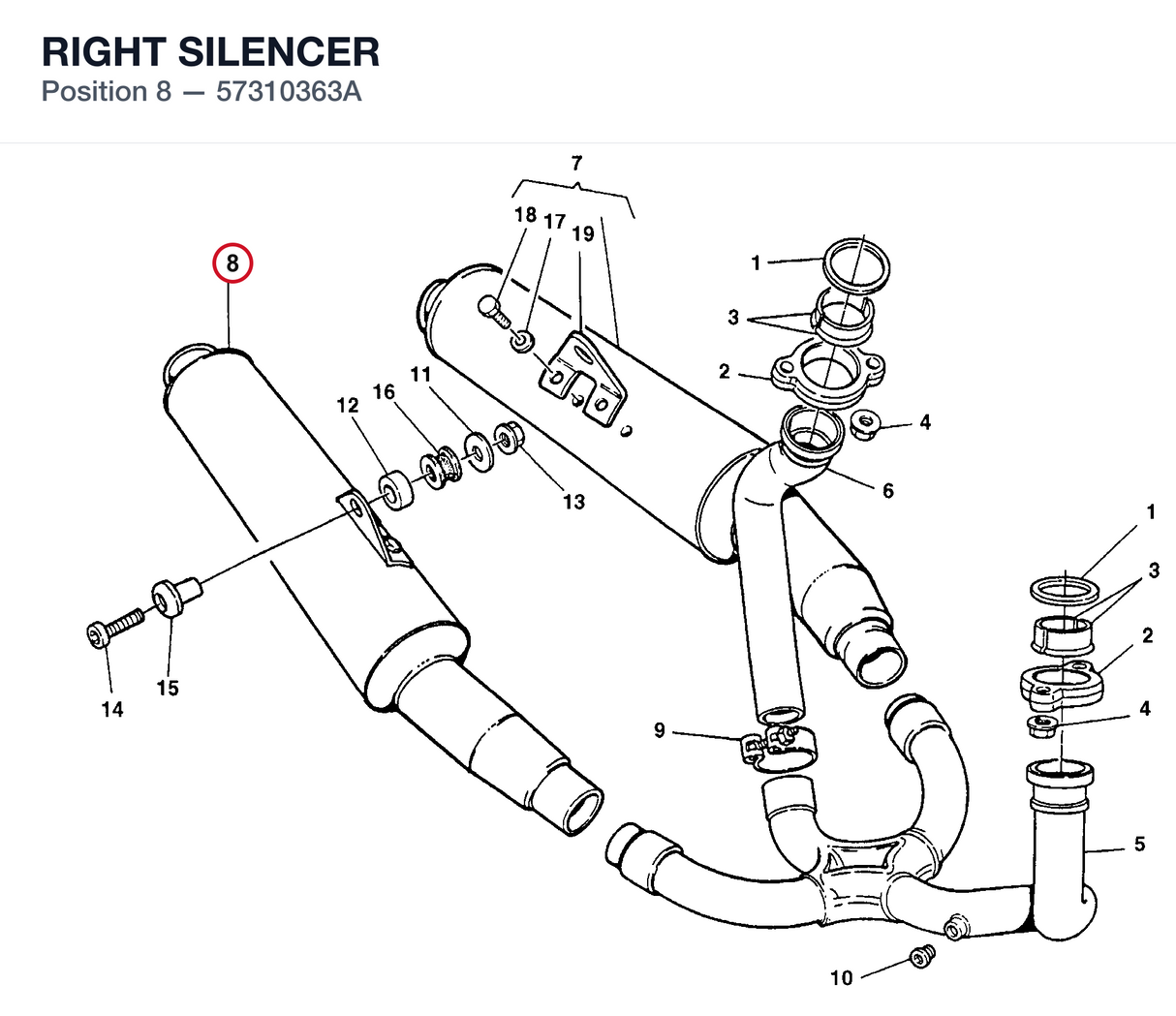 RIGHT SILENCER