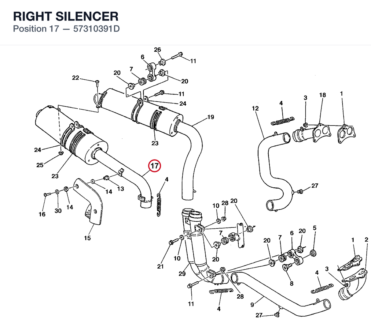 RIGHT SILENCER