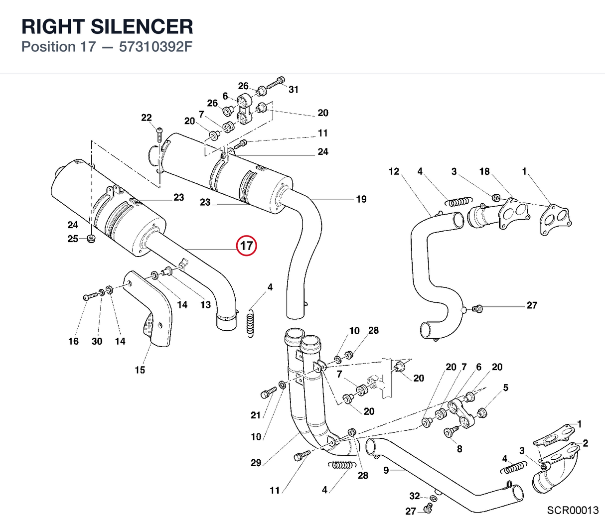 RIGHT SILENCER