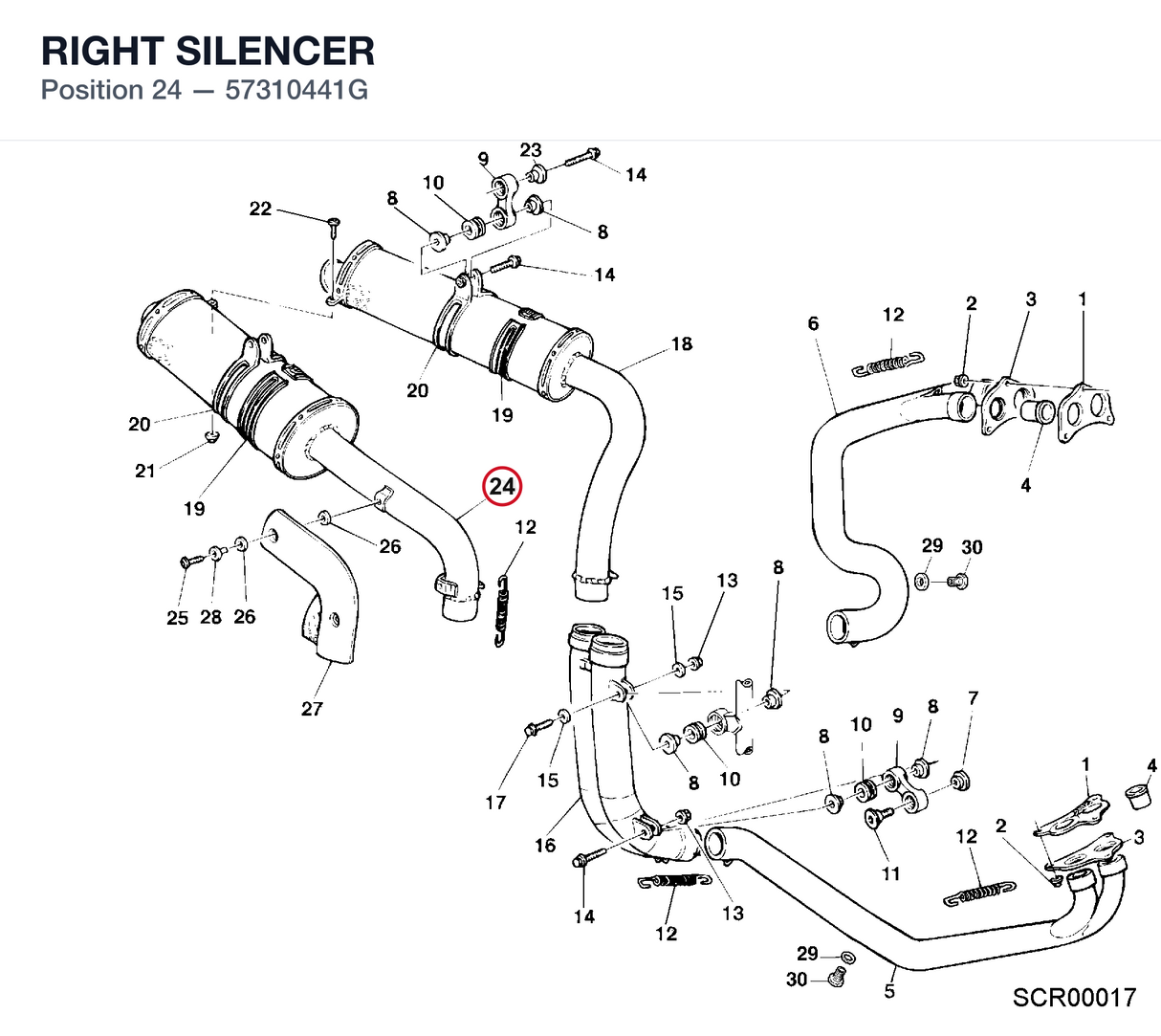 RIGHT SILENCER