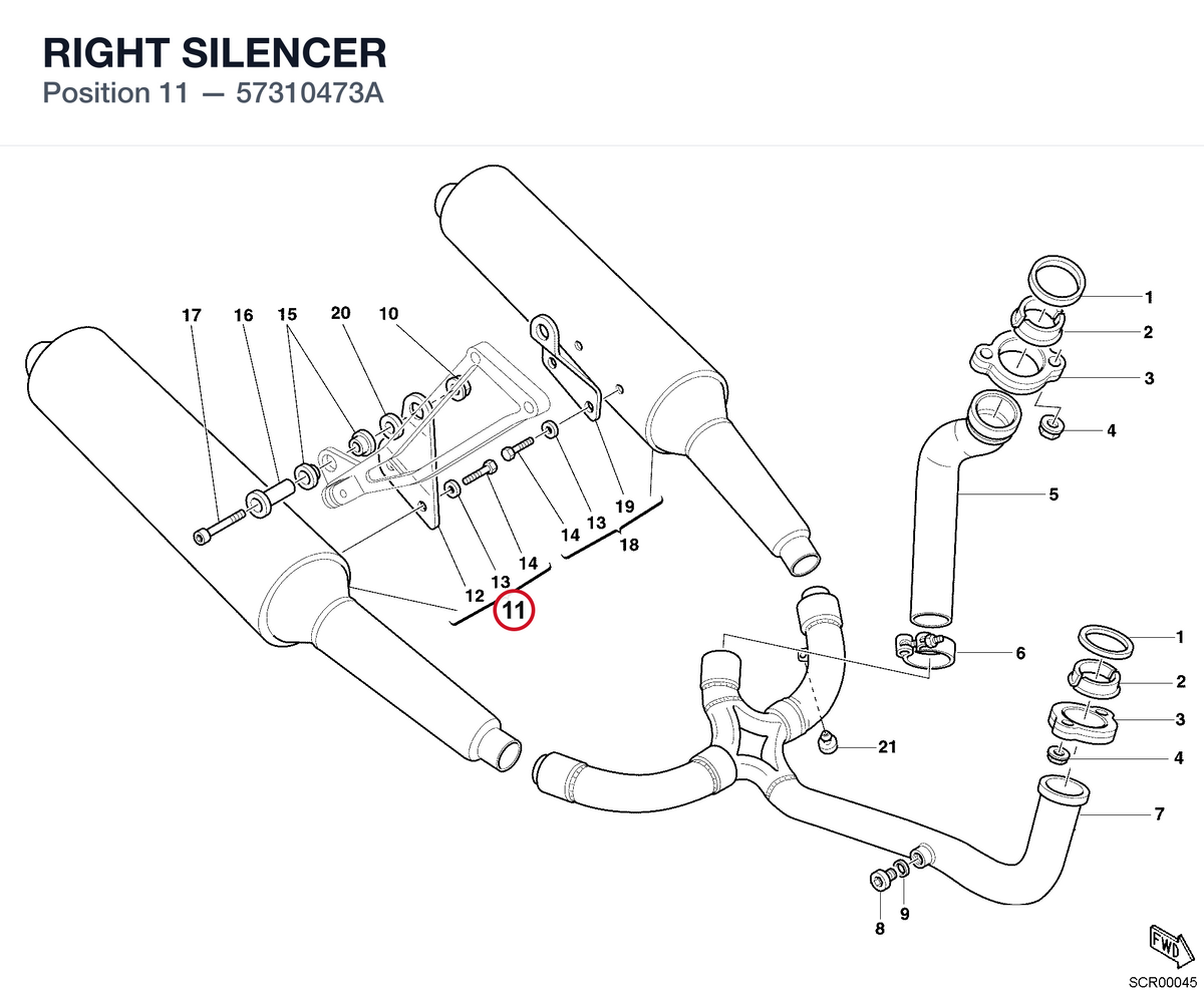 RIGHT SILENCER