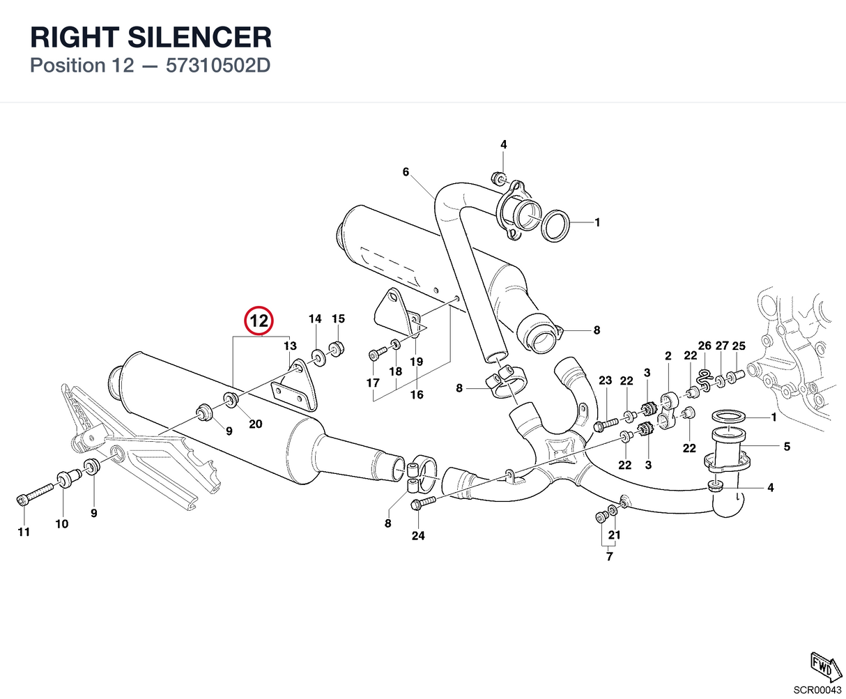 RIGHT SILENCER