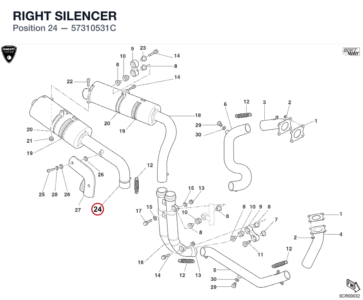 RIGHT SILENCER