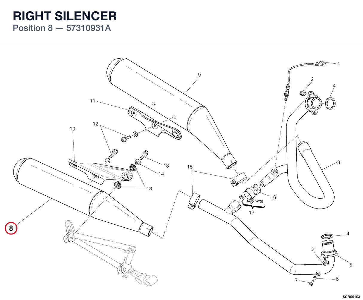 RIGHT SILENCER
