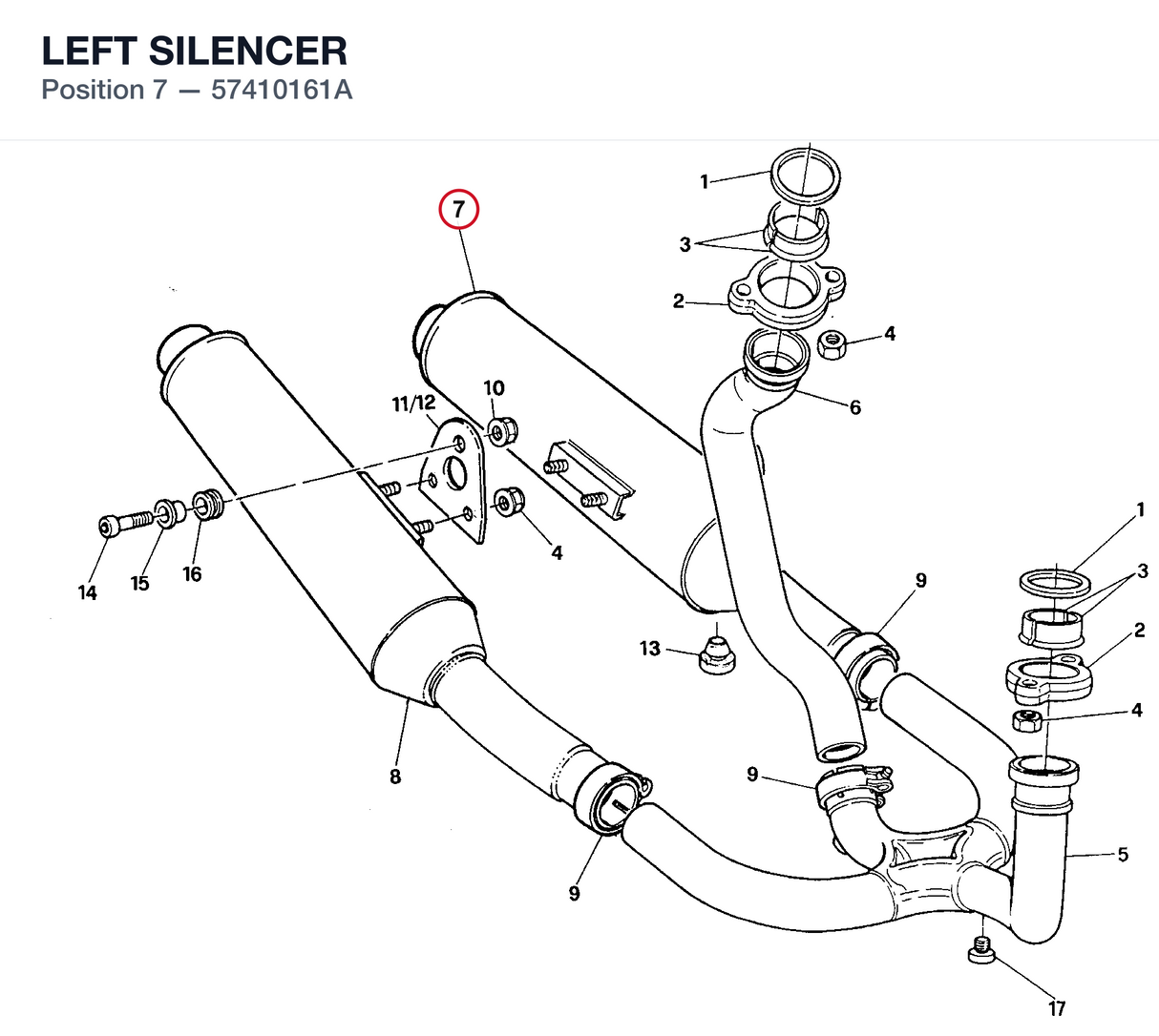 LEFT SILENCER