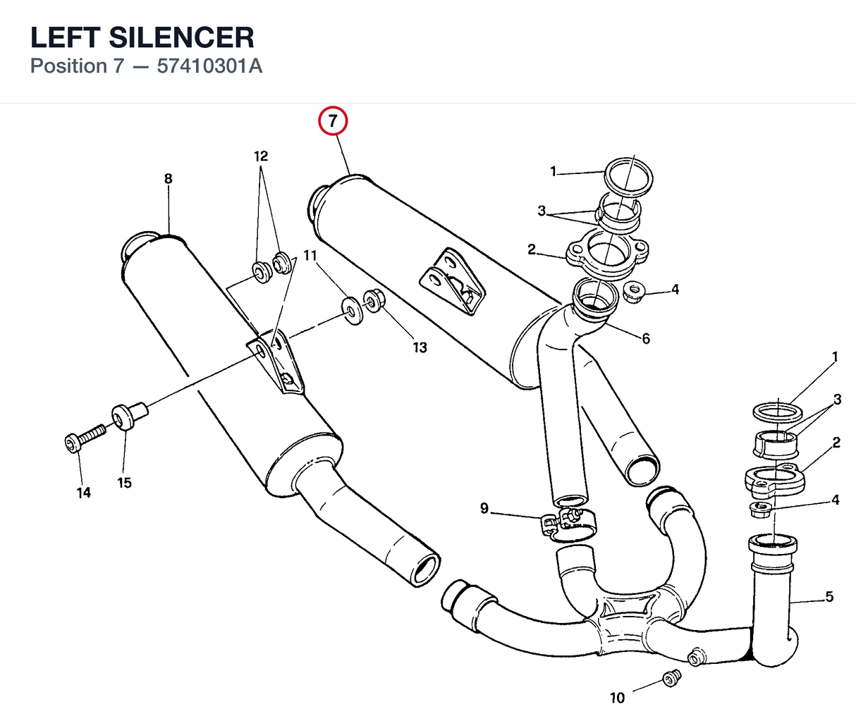 LEFT SILENCER