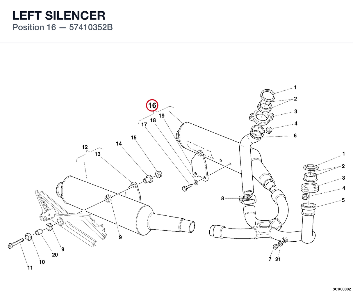 LEFT SILENCER