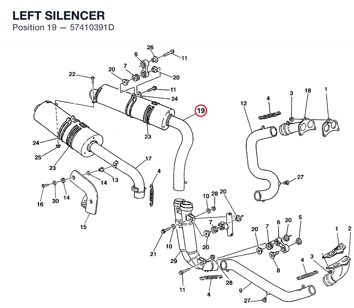 LEFT SILENCER