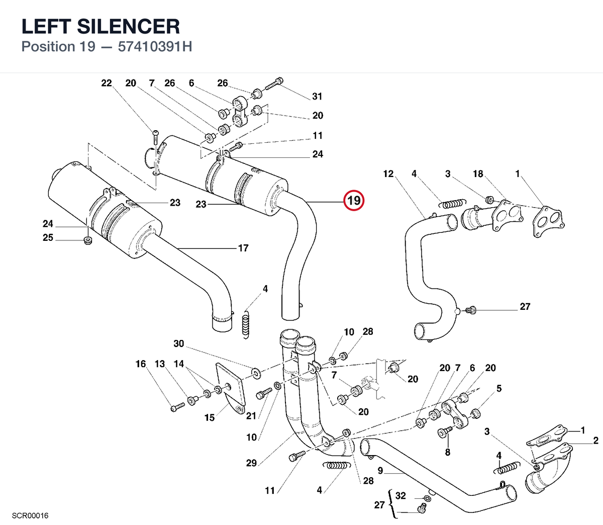LEFT SILENCER
