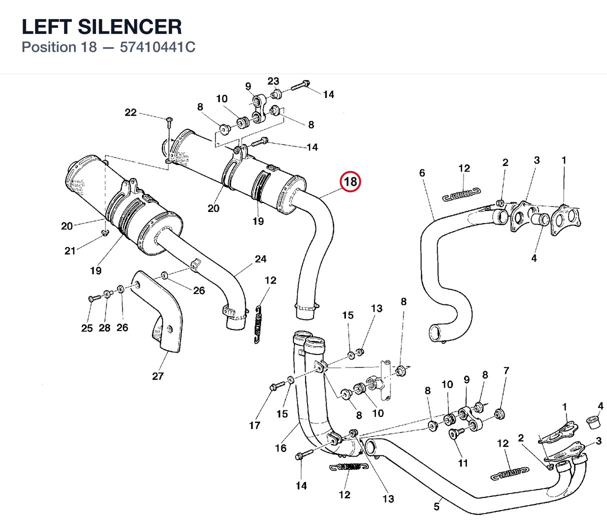 LEFT SILENCER