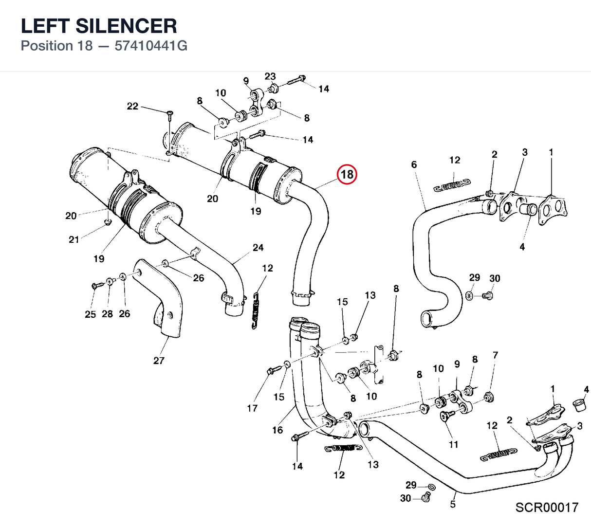 LEFT SILENCER