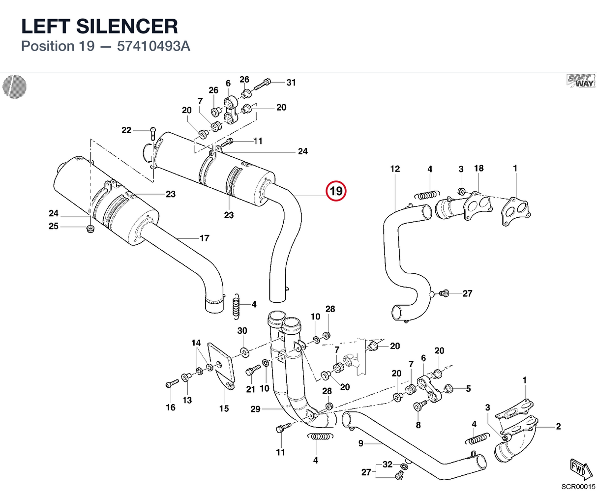LEFT SILENCER