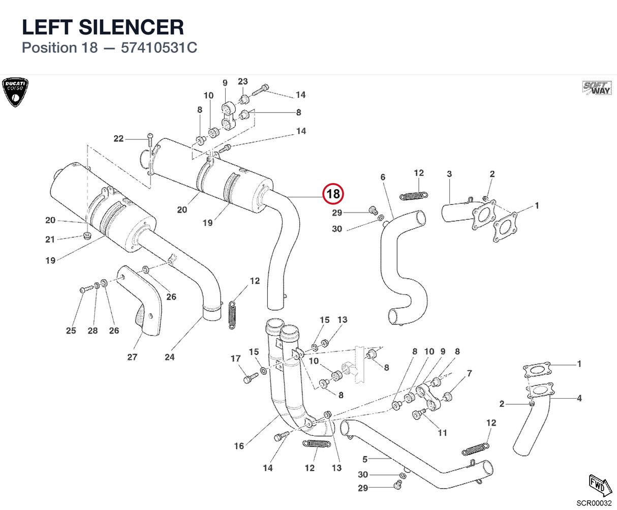 LEFT SILENCER