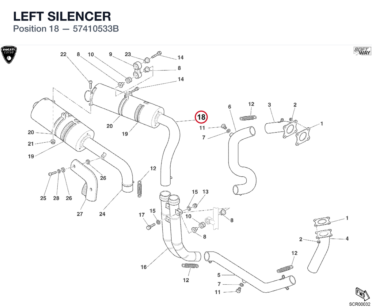 LEFT SILENCER