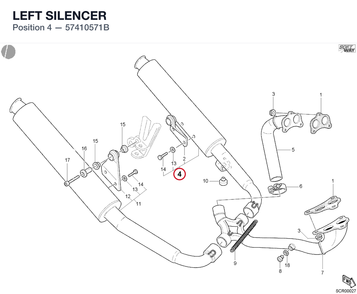 LEFT SILENCER