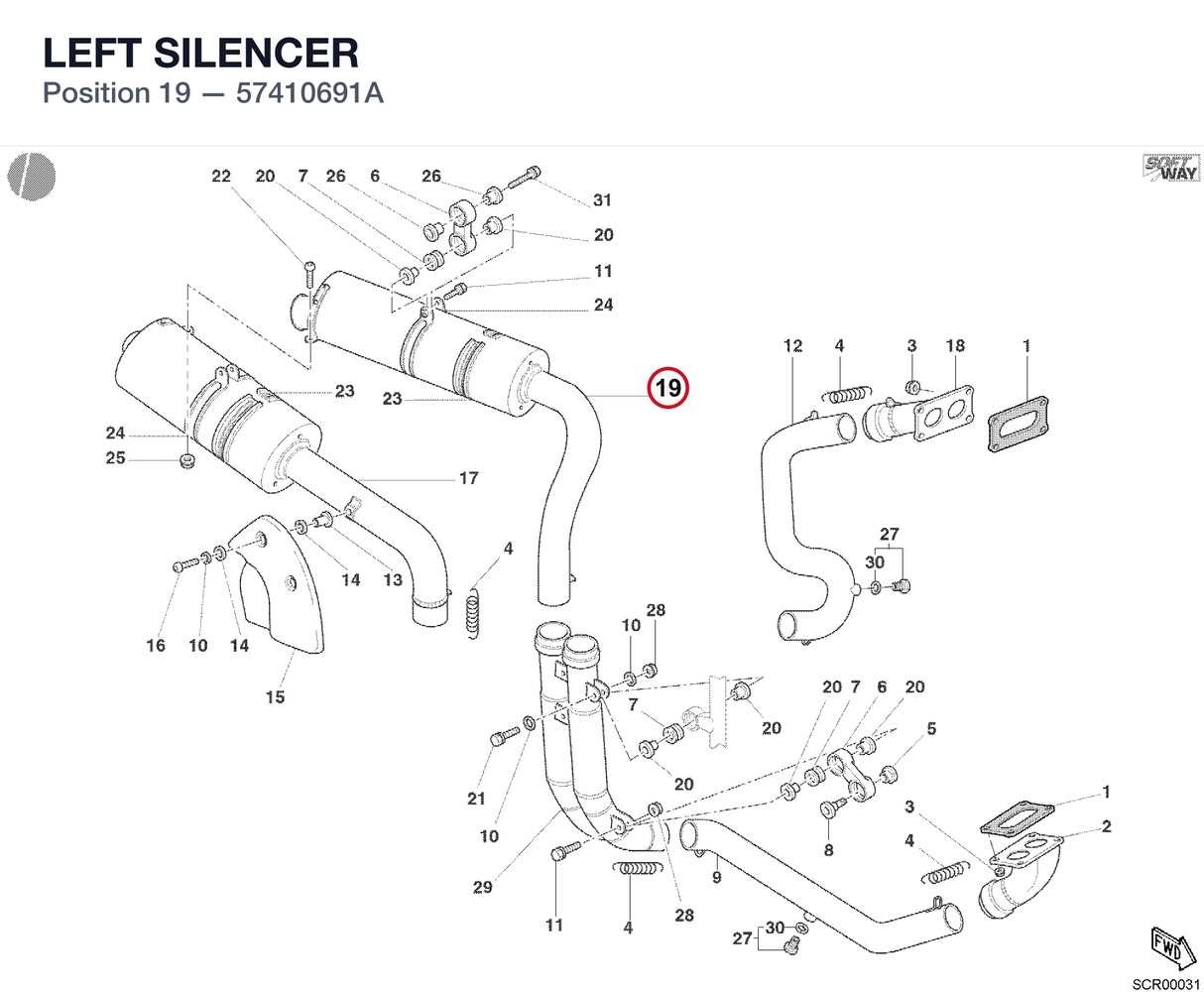 LEFT SILENCER