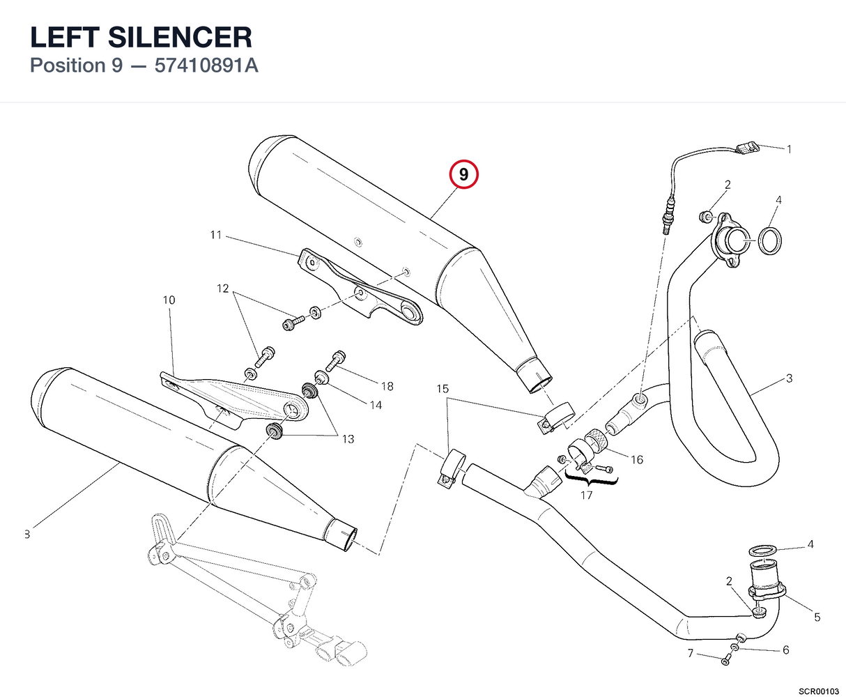LEFT SILENCER