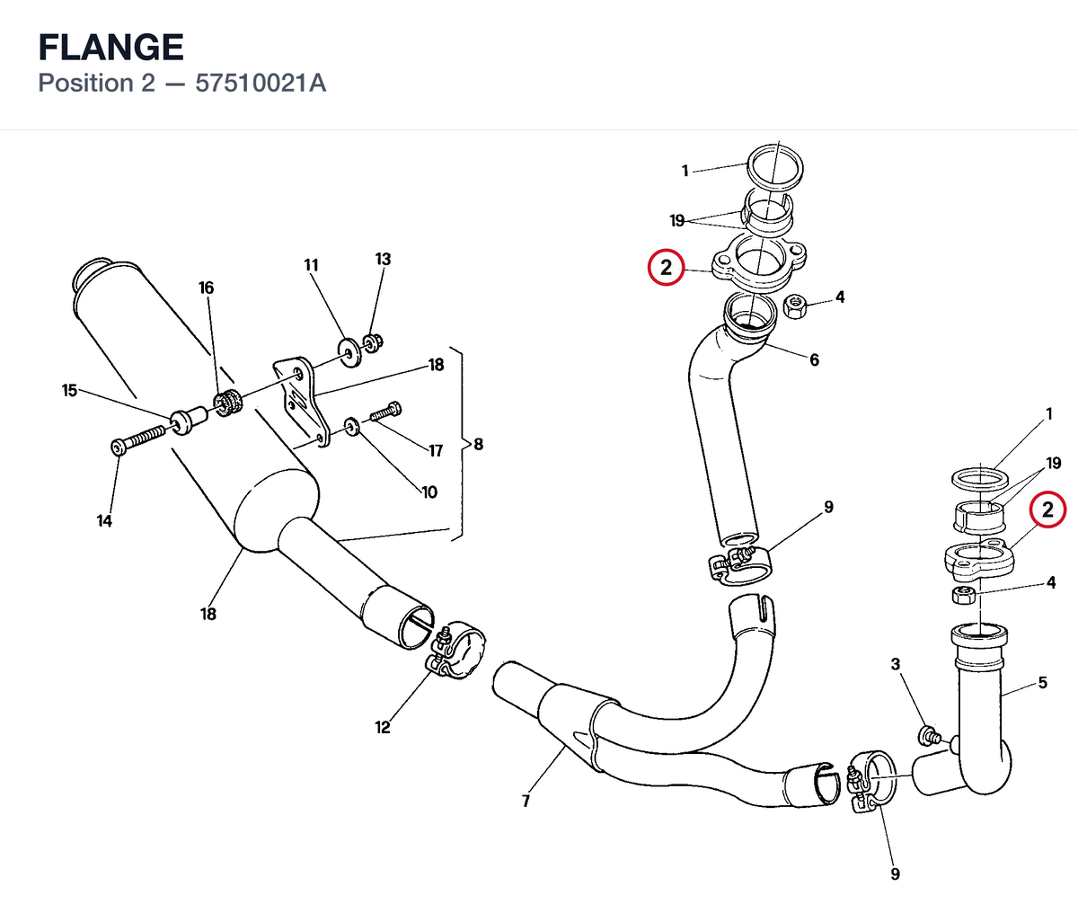 FLANGE 57510021A diagram position