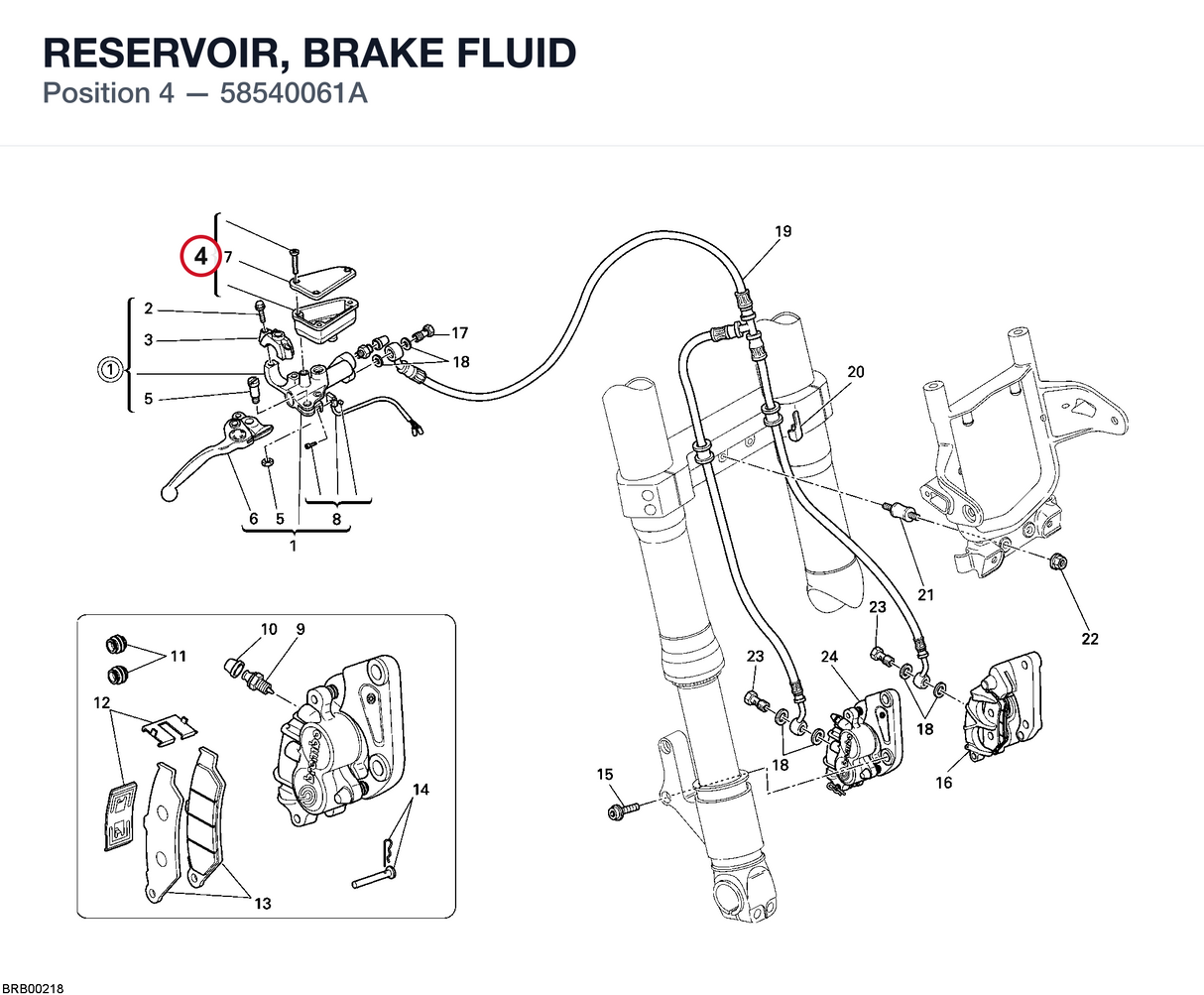 RESERVOIR, BRAKE FLUID