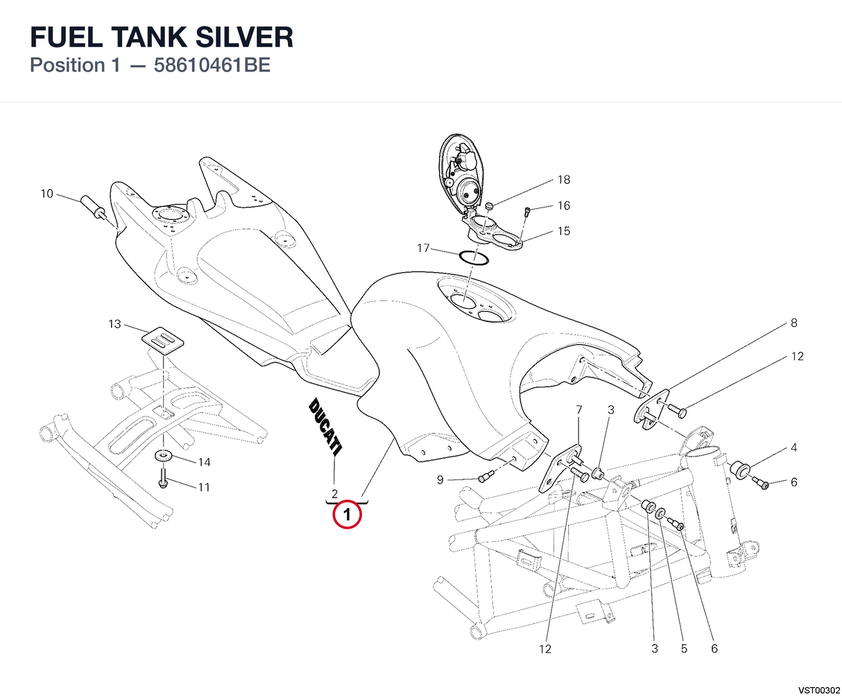FUEL TANK SILVER