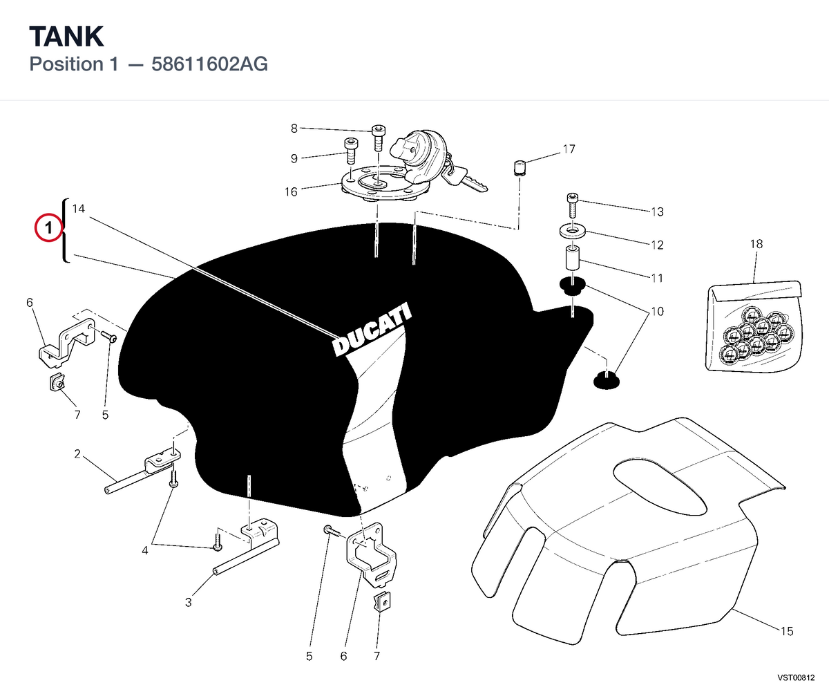 TANK 58611602AG diagram position